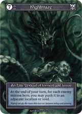 Sorcery Contested Realm - Beta - Foil - Nightmare