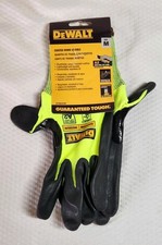DEWALT Men's Coated Nitrile Dipped Gloves Cut Level ANSI A2- Medium - DPG833TM