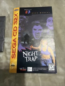Night Trap for Sega 32X CD Complete In Box CIB Excellent Condition