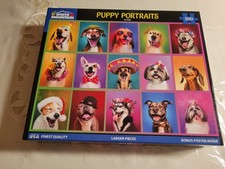 Puppy Portraits 1853pz - 500 Piece Jigsaw Puzzle