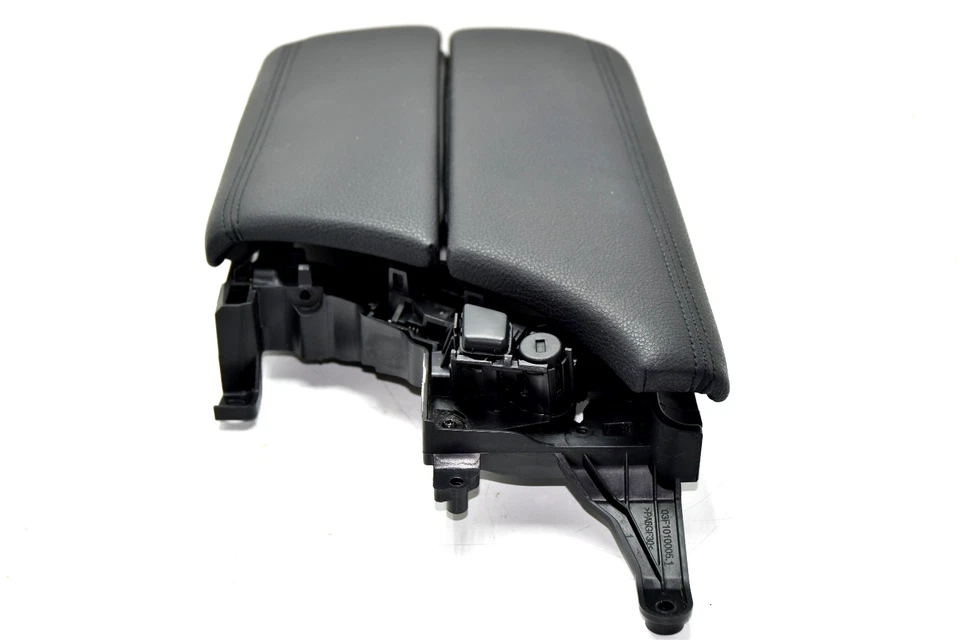 💎 2011-2016 BMW 528i 535i Black Center Console Leather Armrest Lid Assembly OEM - Image 2 of 4