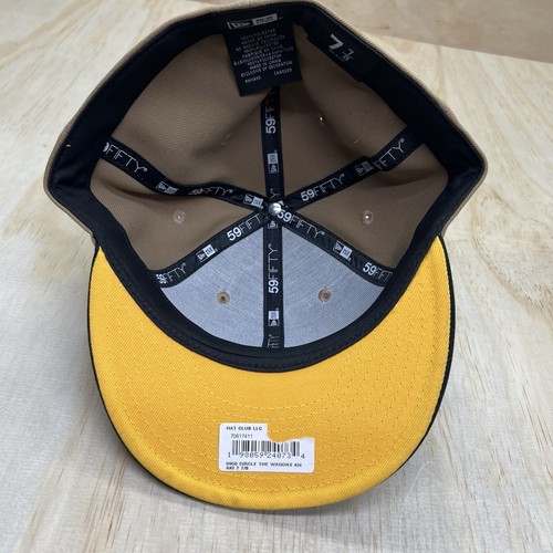 NEW 7 7/8 Circle The Wagons The Clink Room New Era 59Fifty Fitted Cap Khaki - Picture 8 of 10