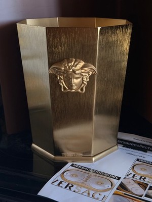 Versace Bucket Gold Medusa Bath kitchen Prestige home Sale
