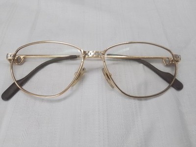 Cartier,Brille,Brillengestell,Serie ''Panthère Windsor'',Fassung vergoldet,Vintage