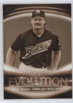 2019 Topps Evolution Of Team Logos/Uniforms Blake Snell Wade Boggs HOF 14o6