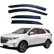 Extra Durable Rain Guards Window Deflectors for For Chevrolet Equinox 2018-2024