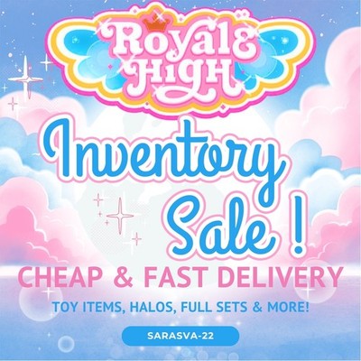   ROYALE HIGH ITEMS   || INVENTORY SALE!! - CHEAP & FAST!!  (read description)