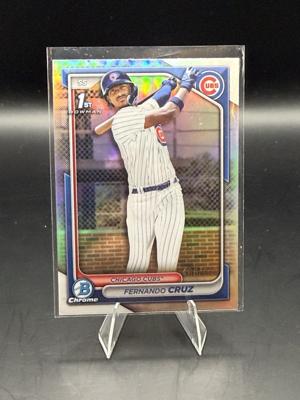 2024 Bowman Chrome 1st Bowman Refractor /499 Fernando Cruz BCP-197 Cubs