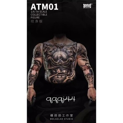 ATM01 Strong & Fat Male Body Tattoo Ver. Ma Dongxi 1/6 Body Accessories IN STOCK