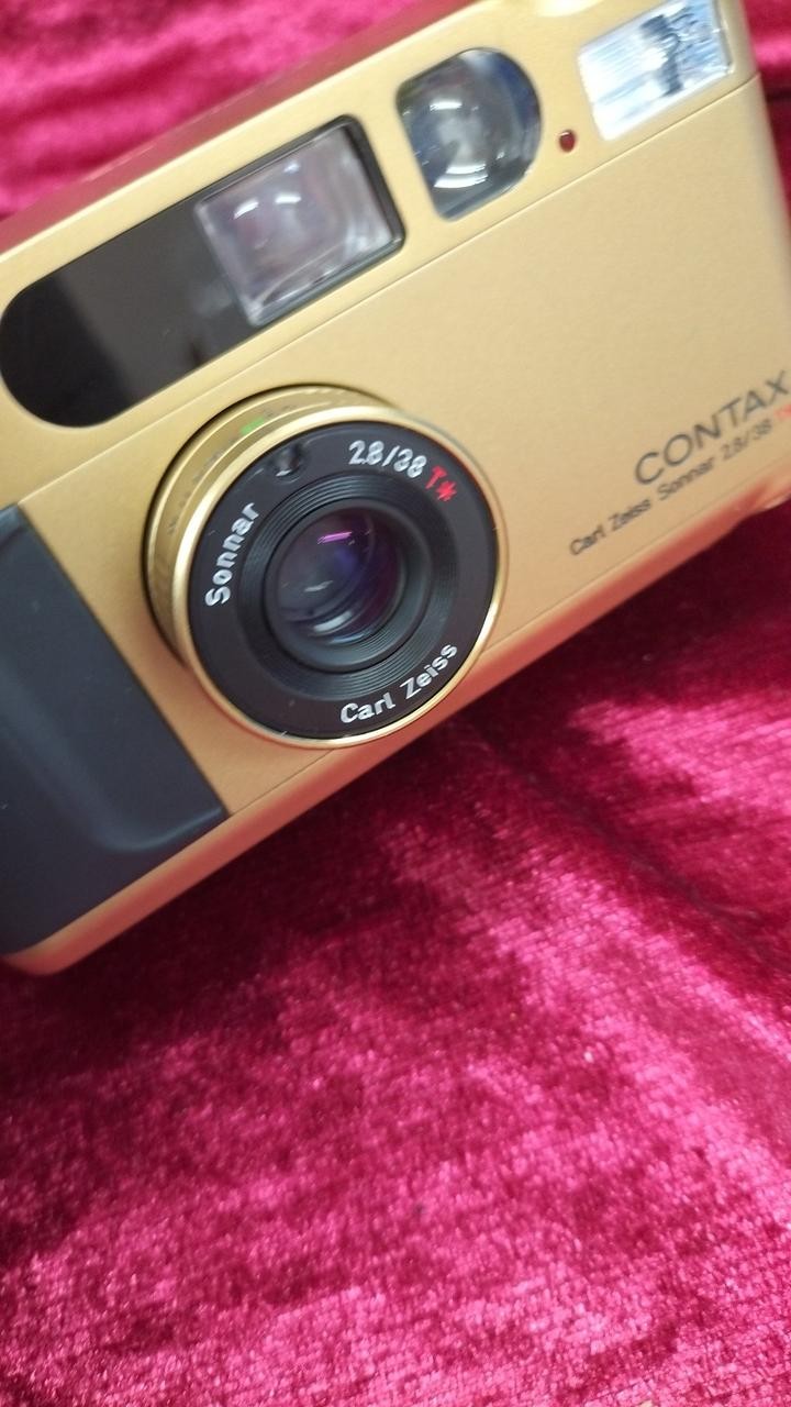 Contax T2 Titan Gold Point & Shoot Compact Film Camera