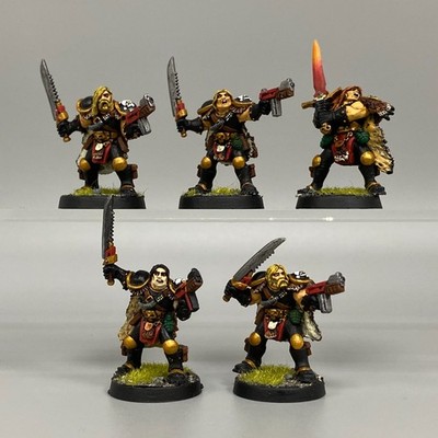 5 BEMALTE MUTANT WARZONE WOLFBANE COMMANDOS ROLLENSPIELE RPG MINIATUREN
