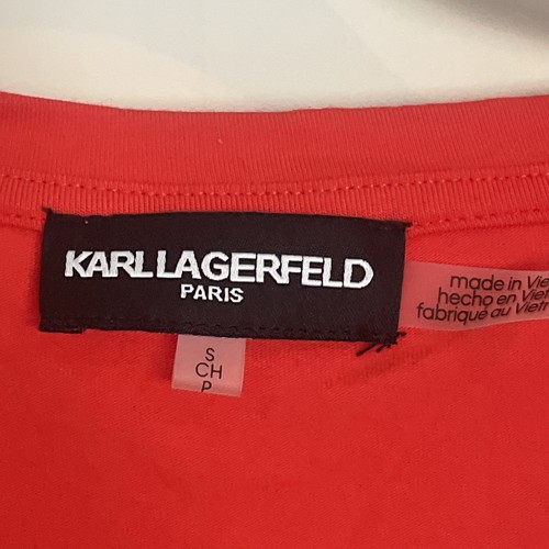 KARL LAGERFELD PARIS Embellished Puff-Sleeve Top Size Small NWT - Picture 4 of 8