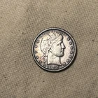 = 1902 AU+ BARBER Quarter, Nice Luster & Details, FREE Shipping