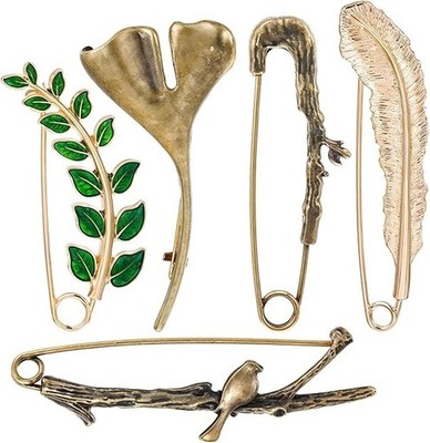 5 Pcs Decorative Safety Pins Big Safety Pins Heavy Duty Clothing Accessories Ext