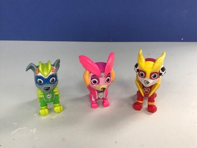 Paw Patrol Mighty Pups Super Paws Marshal Skye Rocky Figuren Hunde