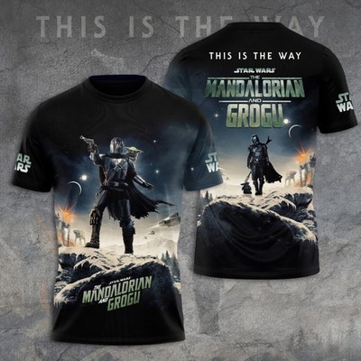 Star Wars The Mandalorian and Grogu This Is the Way 3D T-Shirt