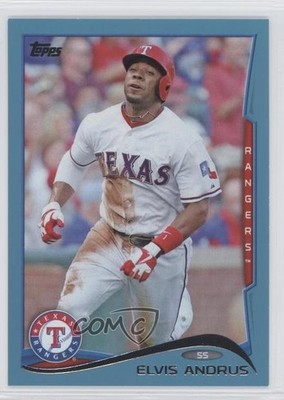 2014 Topps Wal-Mart Blue Elvis Andrus #324 0w8