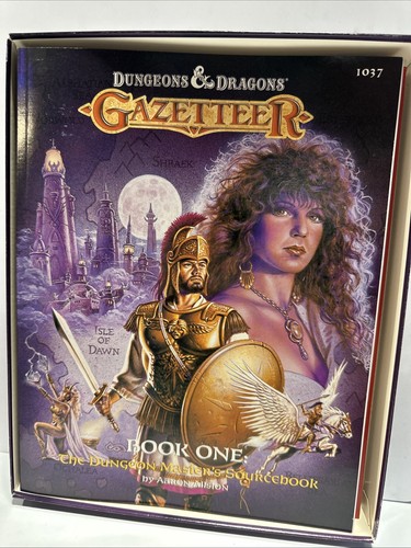 Vintage 1989 Advanced D&D Dawn of the Emperors TSR Gazetteer Box - Picture 3 of 12