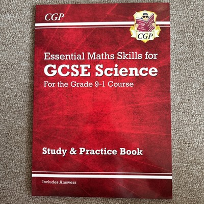 Grade 9-1 GCSE Science: Essential Maths Skills - Study & Practice by CGP Books 