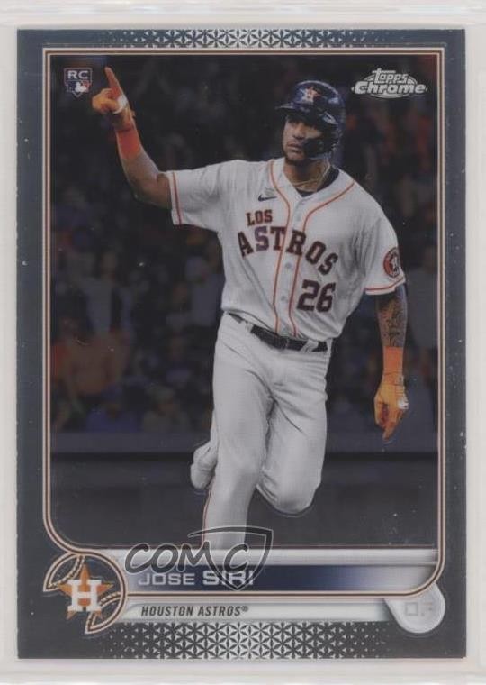 2022 Topps Chrome Jose Siri #204 Rookie RC 0hr6