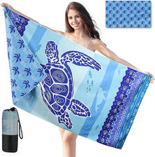 Telo Mare Microfibra Grande - 180X90 Cm Telo Mare, XXL Asciugamano Mare Antisabb