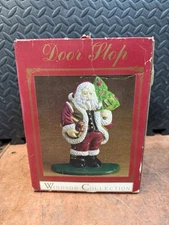 Santa Claus Cast Iron Door Stopper Old World Christmas Windsor Collection