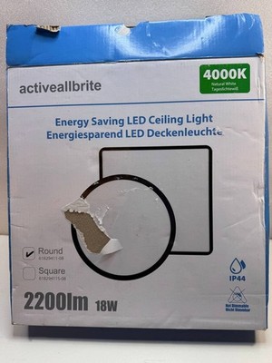 ActiveAllbrite 18W 2200LM 4000K LED große Glühbirne rund neutral