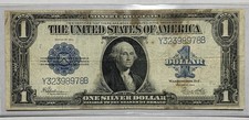 1923 $1 Large Silver Certificate FINE To VF Note