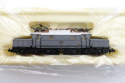 Minitrix 12918 E-Lok E 93 02 der DRG, grau, Schwungmasse, OVP, (KD085)
