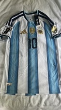  Argentina home player version   Messi #10 World Cup size XL  