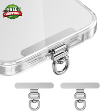 Phone Tether Tab Lanyard Tab 360 Swivel Clip - Ultra Thin Stainless Steel