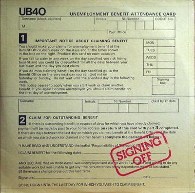 UB40 - Signing Off LP Album + 12'' Vinyl Reggae Dub, Reggae 173283