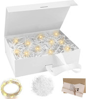 Geschenkbox Mit Deckel,21X17X7Cm GroßEr Magnetische Geschenkbox Schleife