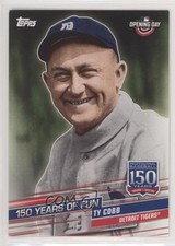 2019 Topps Opening Day 150 Years of Fun Ty Cobb #YOF-1 HOF 5x8