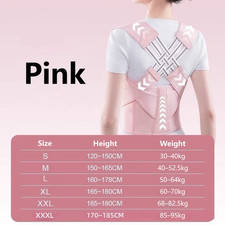 Back Brace Posture Corrector for Women and Men, Shoulder Straightener Adjustable