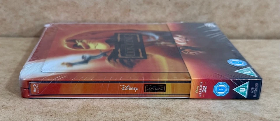 DISNEY'S THE LION KING - UK EXCLUSIVE LENTICULAR 3D + 2D BLU RAY STEELBOOK - NEW - Image 3 of 4