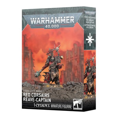 Warhammer 40K Red Corsairs Reave Captain   Chaos Space Marines