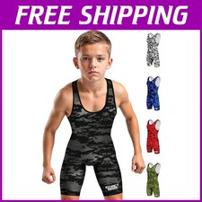 Youth Wrestling Singlet - 4-Way Stretch Flexibility