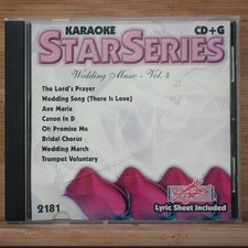 Sound Choice Wedding Music Vol 4 CD G Karaoke CD 2181 Traditional Classics