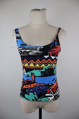ROCCOBAROCCO JERSEY TANK TOP WOMEN S WOMAN CASUAL VINTAGE POLYESTER T-SHIRT