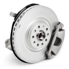 Achsschenkel + Bremsscheibe + Belag für VW PASSAT B8 vorne links 5Q0407253A