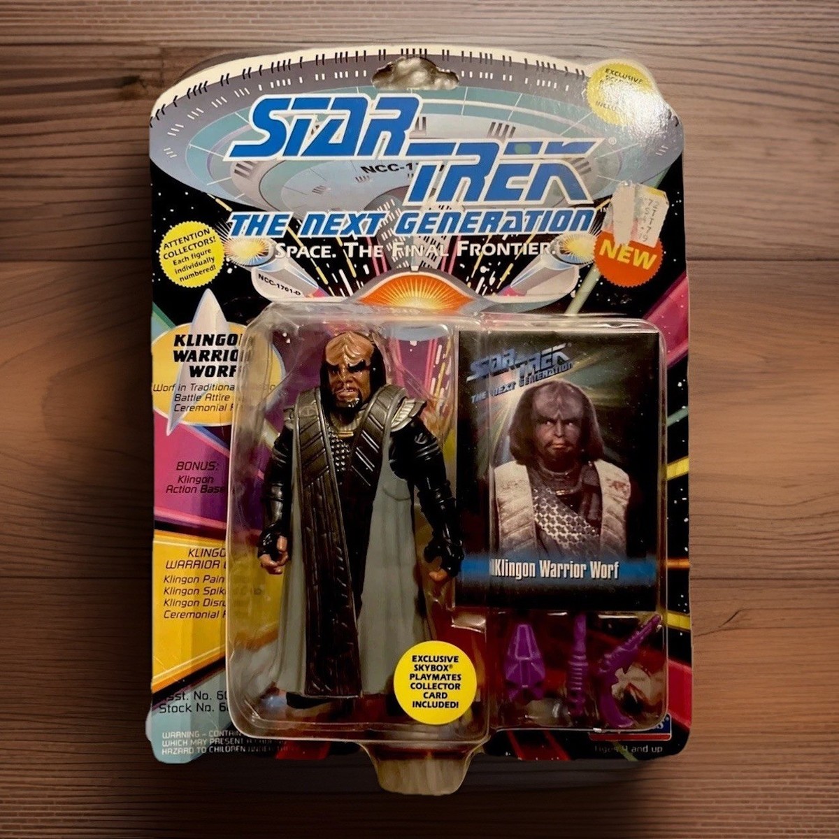 Star Trek: The Next Generation – Klingon Warrior Worf – Playmates