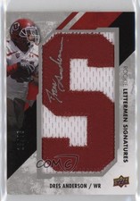 2015 Upper Deck Rookie Lettermen Signatures 19/75 Dres Anderson #RL-DA Auto 0q3