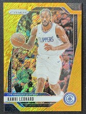 Kawhi Leonard 2024-25 Panini Prizm Gold Shimmer FOTL Base /10 #189