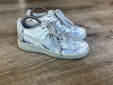 Nike Air Force 1 LV8 GS White Gray Youth Boys Size 7Y Shoes Sneakers 820438-104
