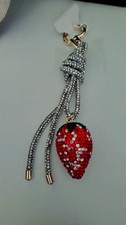 Handmade Bling Strawberry Bagchain, Keychain Charms
