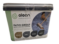 COLLECTION ONLY - Glean Patio Grout - Brush In Jointing Compound In Grey - 15Kg