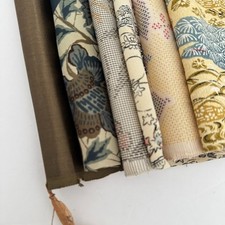 Bundle 245 Heirloom Vintage Silk Fabric Scraps Japanese Kimono Fabric Bag