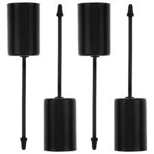 4 Pcs Stainless Steel Spike Candle Cup Holders For Taper Candle Desktop Decor