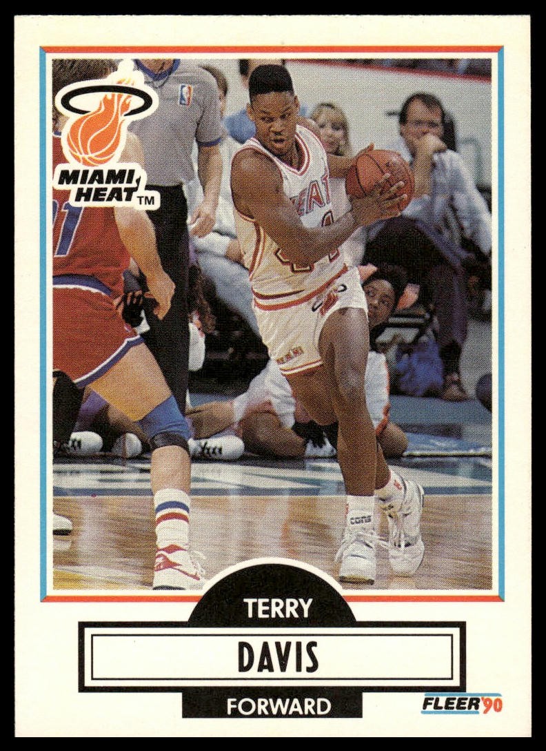 1990-91 Fleer Update #U-49 Terry Davis